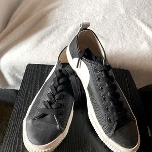 McQ by Alexander McQueen Black and White Low-Top Sneakers